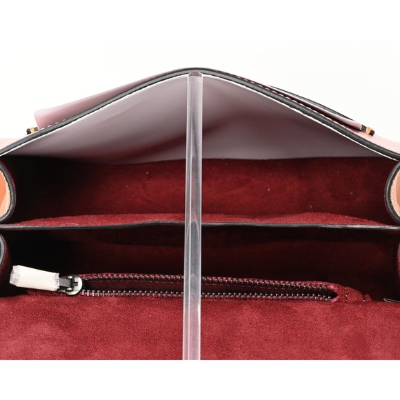 COACH TABBY 20 Top Handle Crossbody Vintage Pink Colorblock Leather 635 NWT $395 - Picture 7 of 12